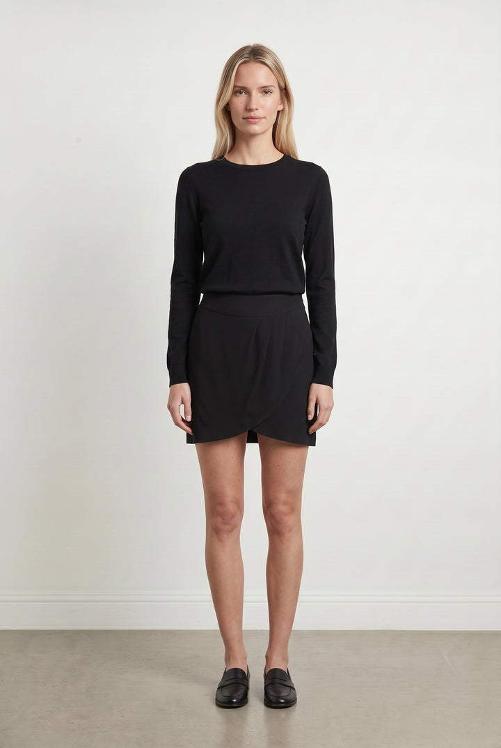 Jupe Courte Noire - Taille M/38 de la marque IKKS | PARAD115361 - Vendu par Paradigme - Image 1