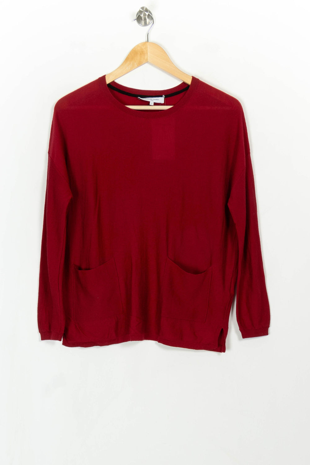 Pull Bordeaux - Taille S/36 de la marque Gerard Darel | PARAD115372 - Vendu par Paradigme - Image 2