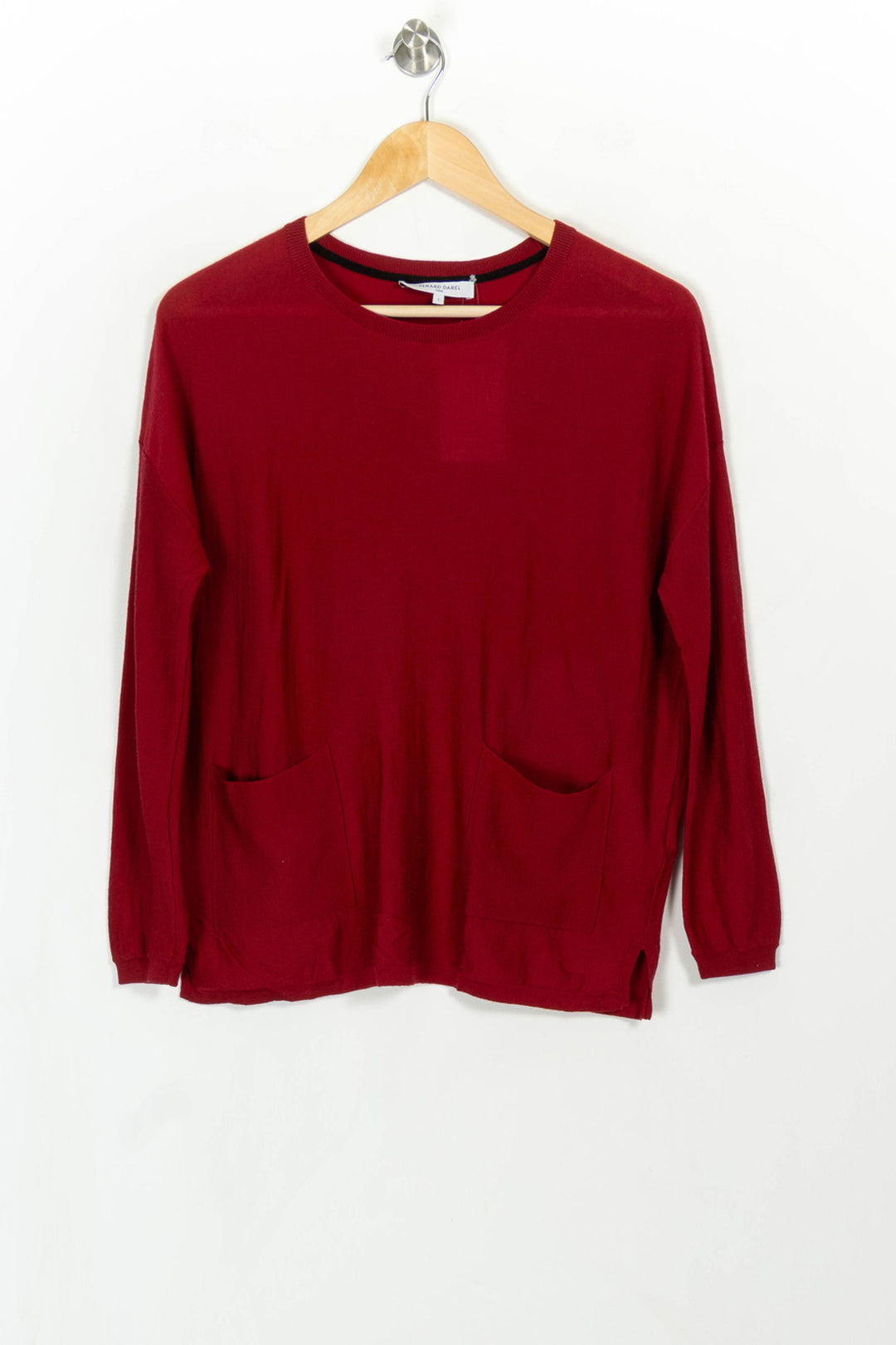 Pull Bordeaux - Taille S/36 de la marque Gerard Darel | PARAD115372 - Vendu par Paradigme - Image 2