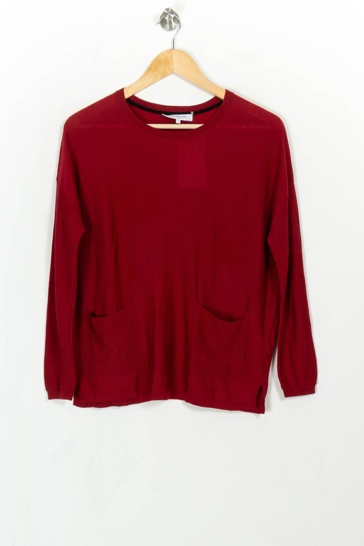 Pull Bordeaux - Taille S/36 de la marque Gerard Darel | PARAD115372 - Vendu par Paradigme - Image 2