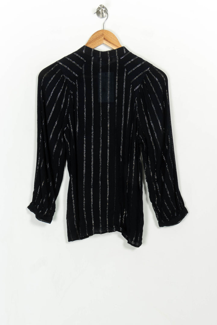 Chemise Bleu et Blanc - Taille M/38 de la marque Caroll | PARAD115374 - Vendu par Paradigme - Image 5