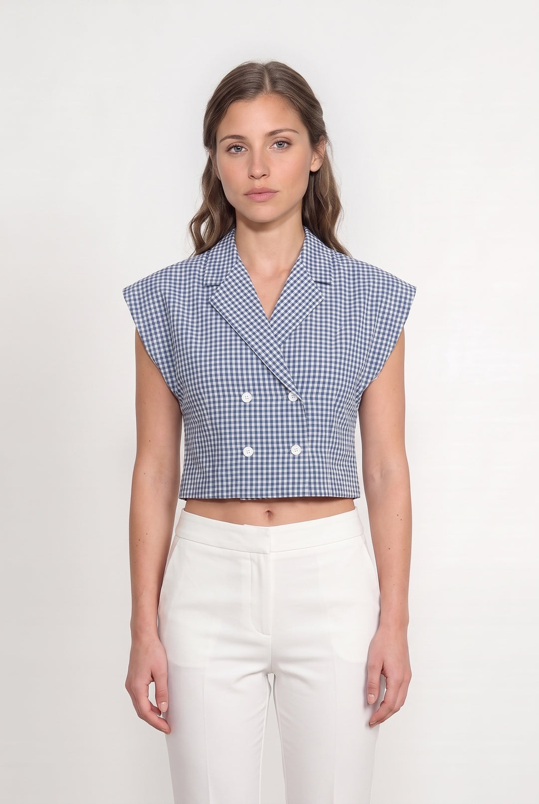 Chemisier Bleu et Blanc - Taille M/38 de la marque Galeries Lafayette | PARAD115376 - Vendu par Paradigme - Image 1