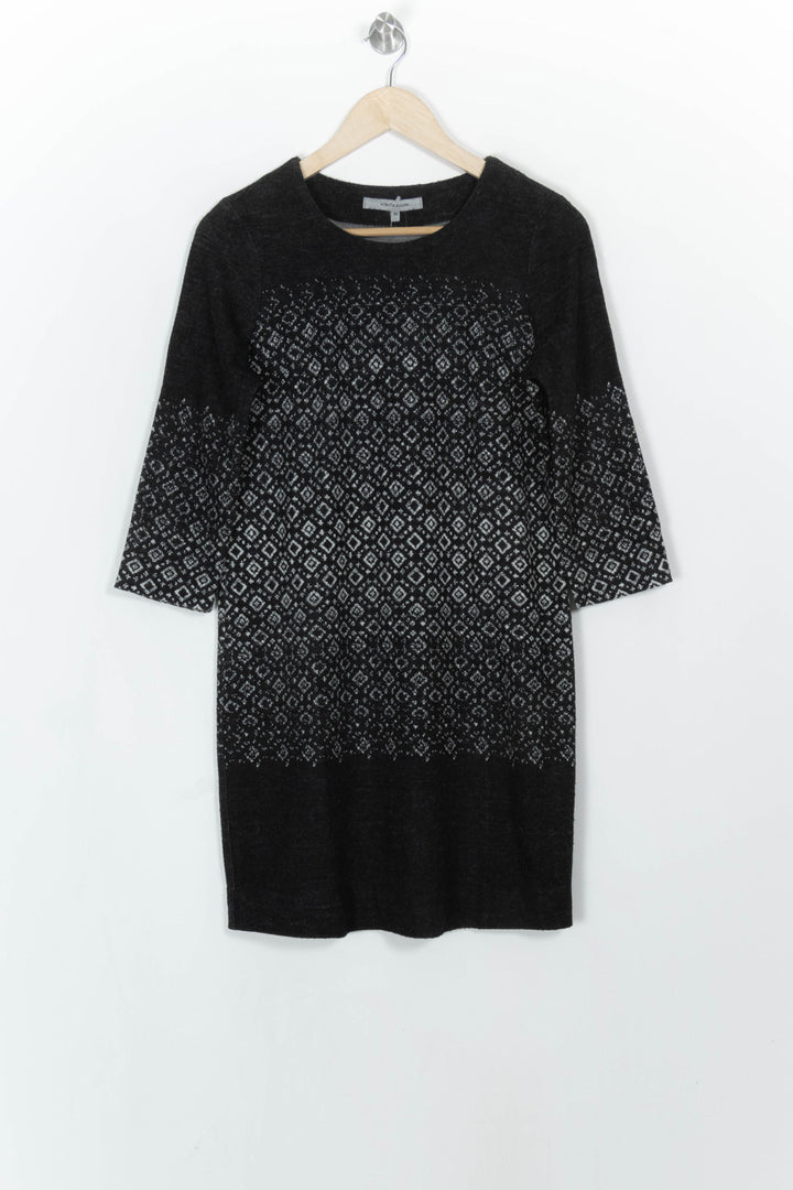Robe Noire et Blanche - Taille M/38 de la marque La Fée Maraboutée | PARAD115377 - Vendu par Paradigme - Image 2
