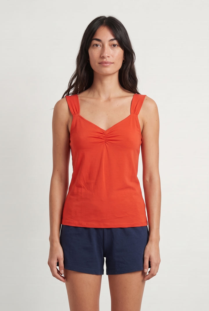 Débardeur Rouge - Taille S/36 de la marque Caroll | PARAD115384 - Vendu par Paradigme - Image 1