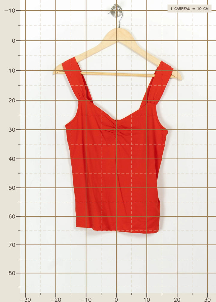 Débardeur Rouge - Taille S/36 de la marque Caroll | PARAD115384 - Vendu par Paradigme - Image 4