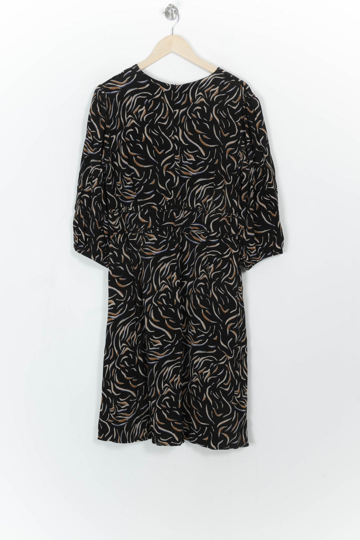 Robe Midi Noire et Beige - Taille XXL/44 de la marque Maison 123 | PARAD115390 - Vendu par Paradigme - Image 5