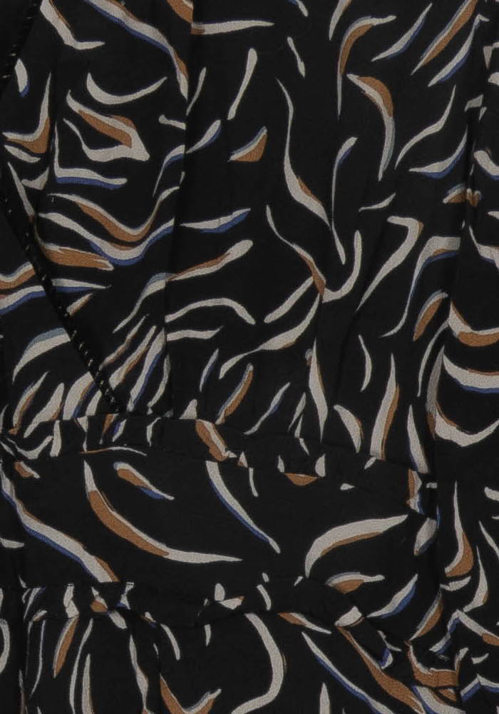 Robe Midi Noire et Beige - Taille XXL/44 de la marque Maison 123 | PARAD115390 - Vendu par Paradigme - Image 3