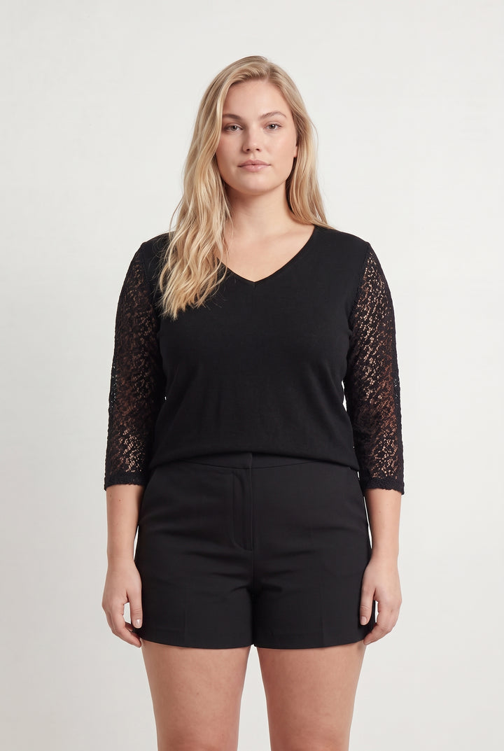 Blouse Noire - Taille XL/42 de la marque Maison 123 | PARAD115396 - Vendu par Paradigme - Image 1