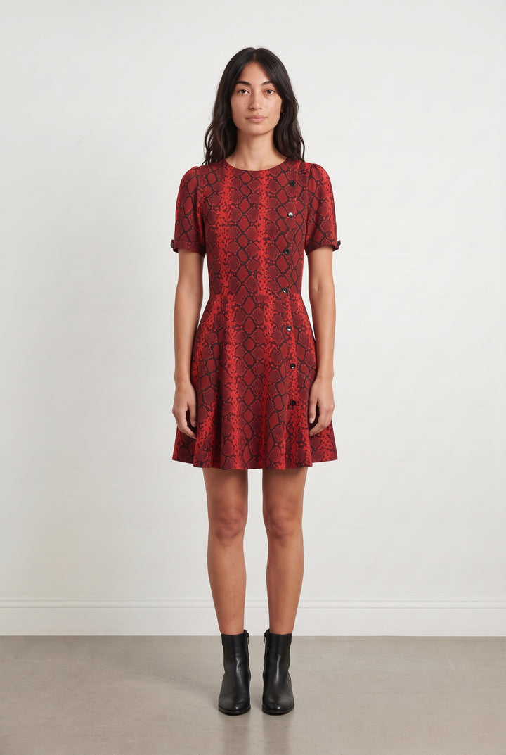 Robe Courte Rouge - Taille S/36