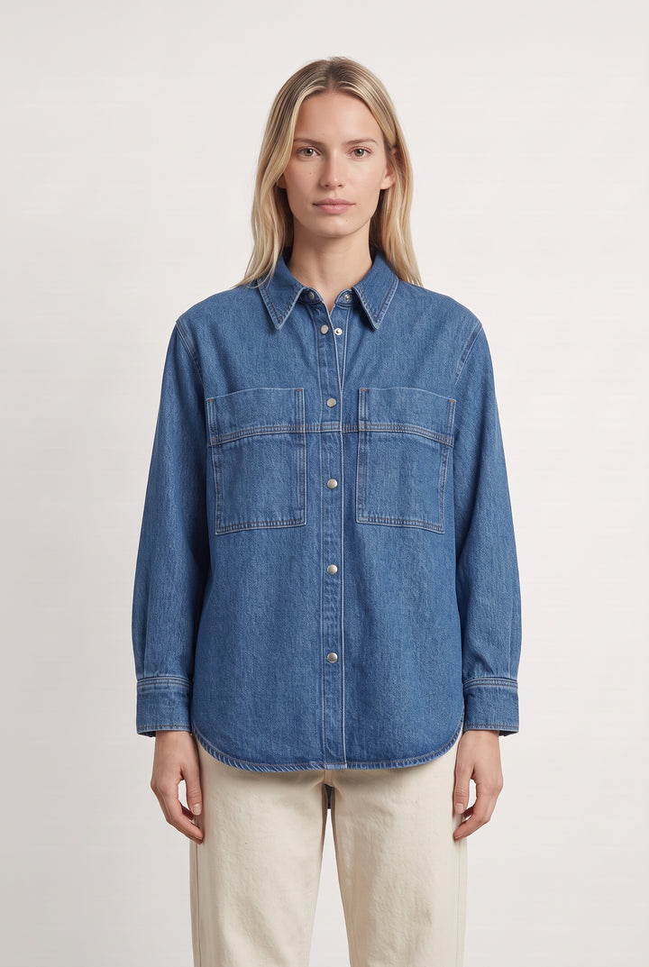 Chemisier Bleue - Taille S/36