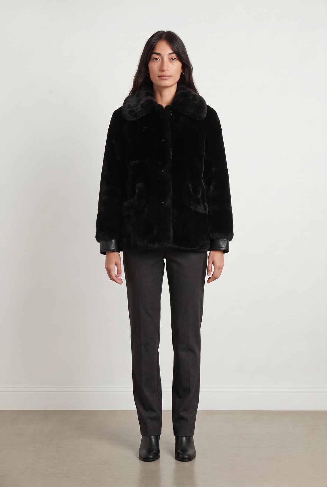 Manteau Noir - Taille S/36