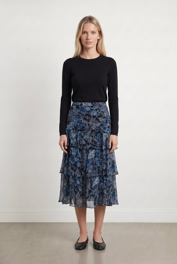 Jupe Longue Bleue - Taille S/36