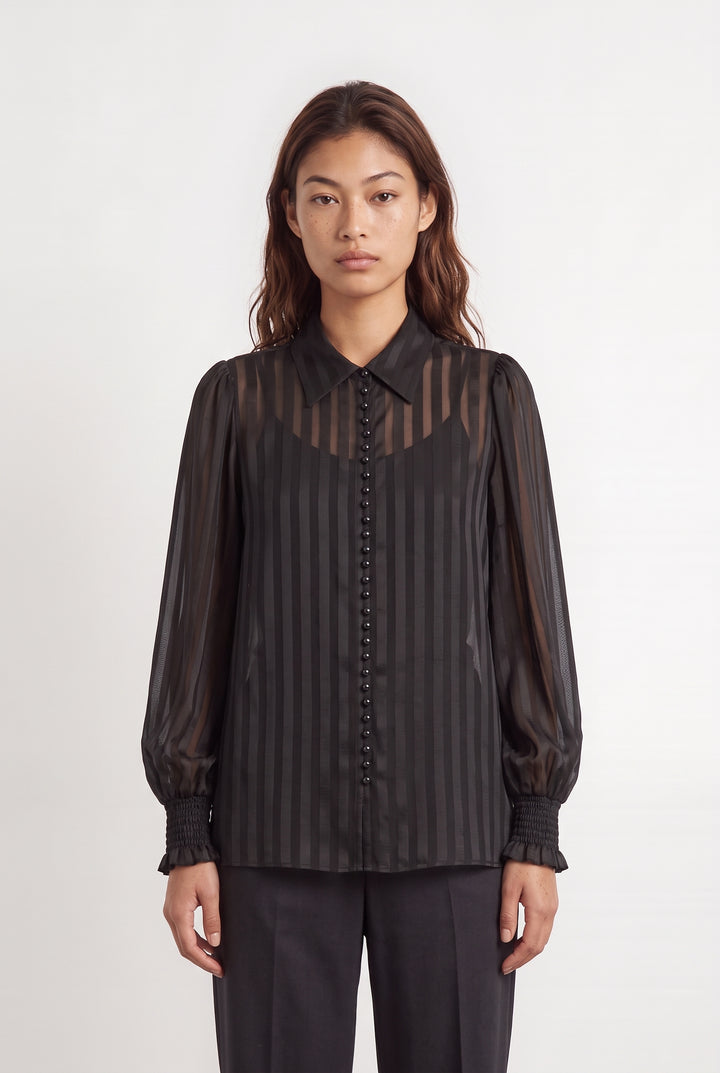 Chemisier Noire - Taille S/36