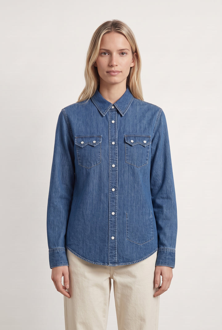 Chemisier Bleue - Taille S/36