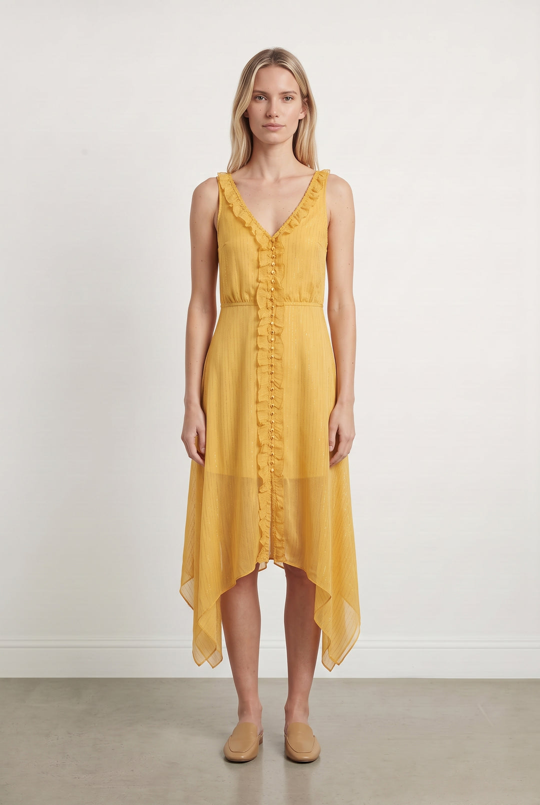 Robe Courte Jaune - Taille S/36