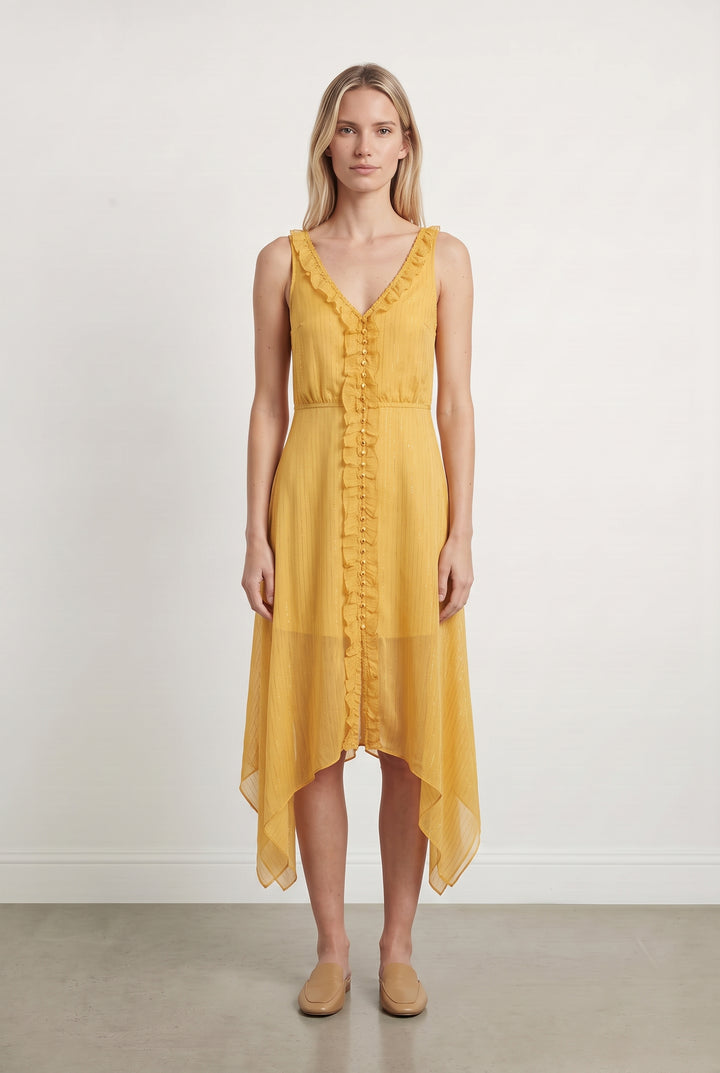 Robe Courte Jaune - Taille S/36