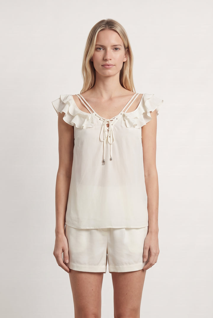 Top Beige - Taille XS/34