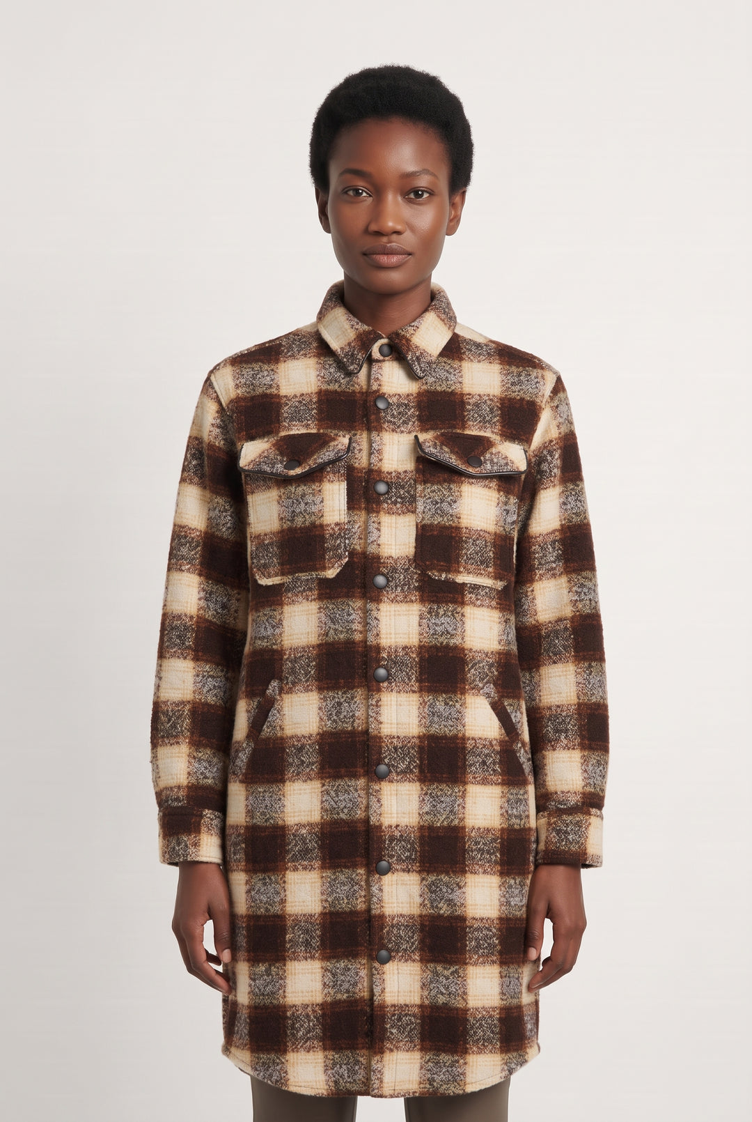 Chemisier Marron - Taille S/36