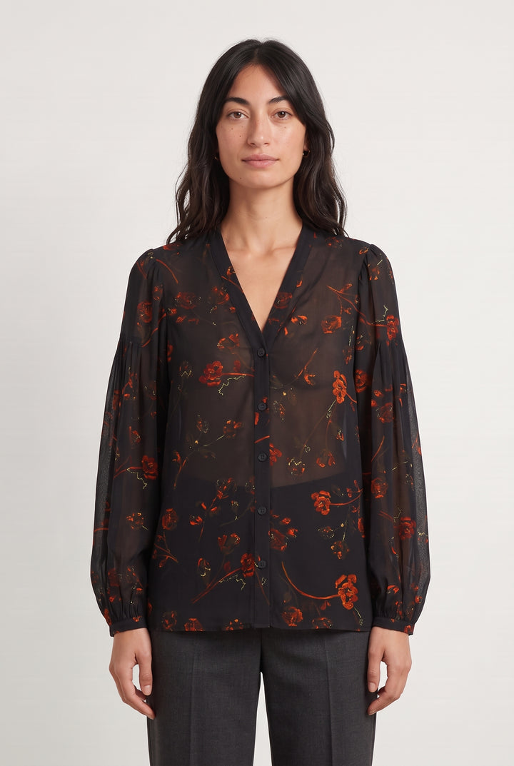 Chemisier Noire - Taille S/36