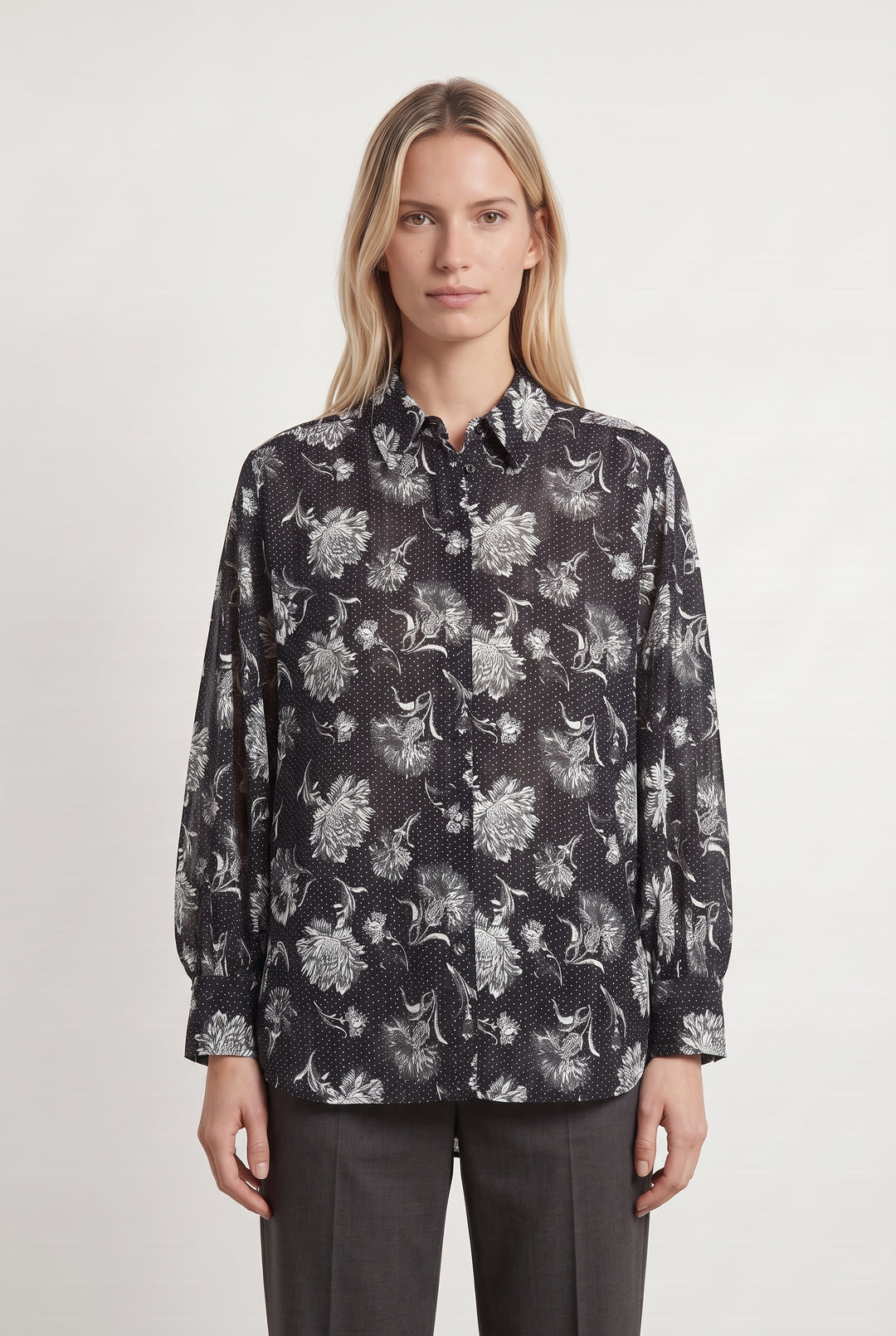 Chemisier Noire - Taille S/36