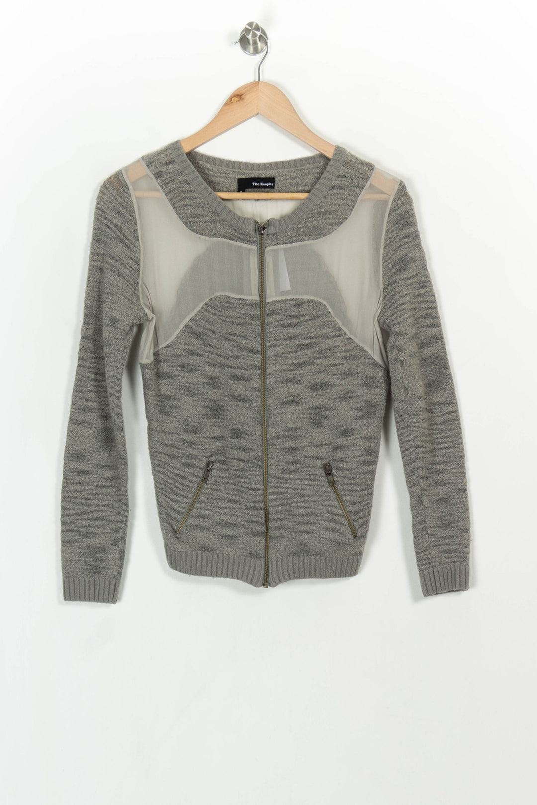 Gilet ou Cardigan Gris - Taille M/38