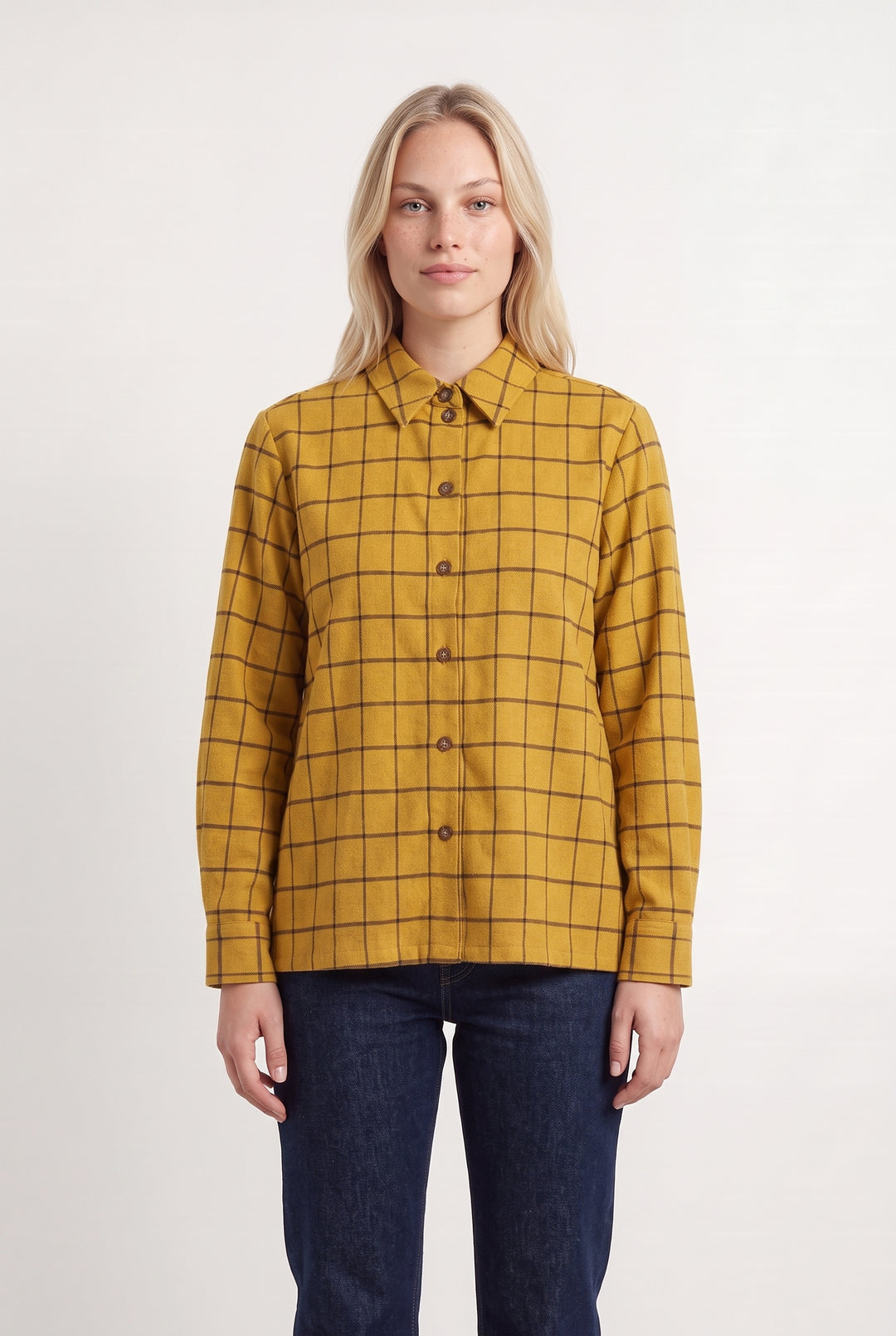 Surchemise Jaune - Taille L/40 de la marque Ines de la Fressange Paris | PARAD115868 - Vendu par Paradigme - Image 1