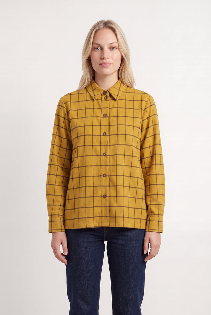 Surchemise Jaune - Taille L/40 de la marque Ines de la Fressange Paris | PARAD115868 - Vendu par Paradigme - Image 1