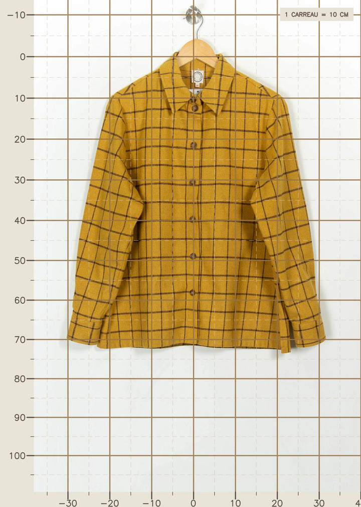 Surchemise Jaune - Taille L/40 de la marque Ines de la Fressange Paris | PARAD115868 - Vendu par Paradigme - Image 4