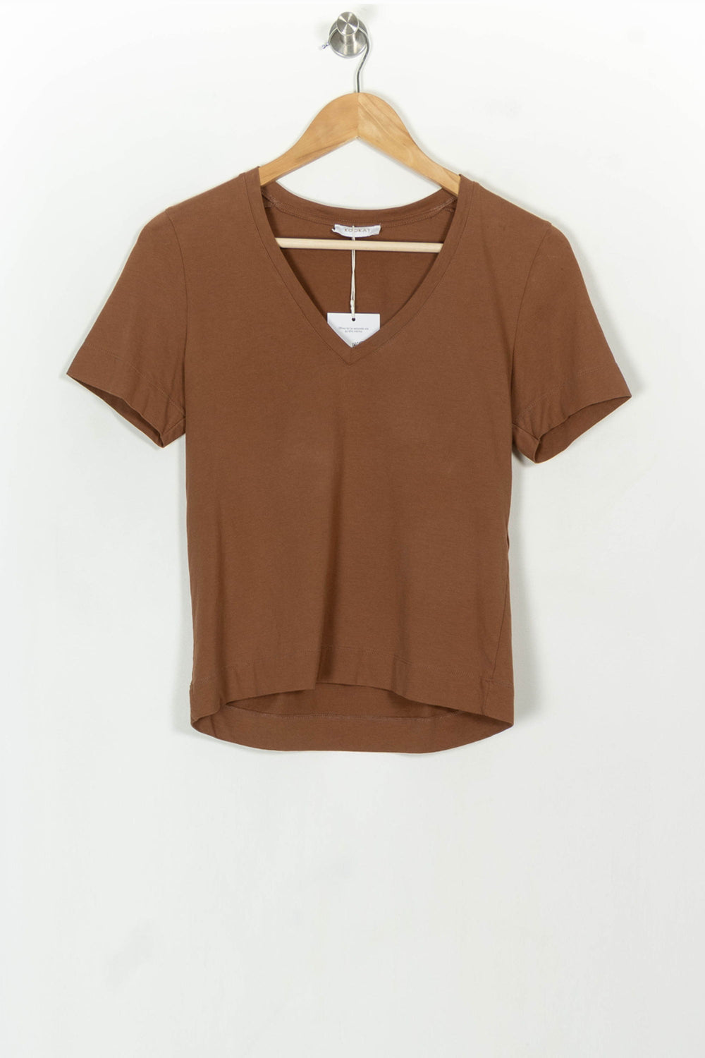 Tee-shirt Marron - Taille XS/34 de la marque Kookai | PARAD115873 - Vendu par Paradigme - Image 2