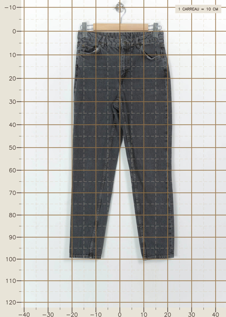 Jean Gris - Taille M/38 de la marque American Vintage | PARAD115875 - Vendu par Paradigme - Image 4