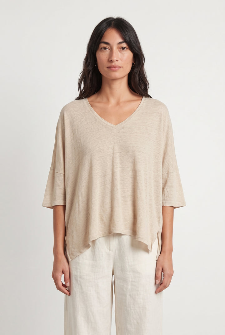 Tee-shirt Beige - Taille M/38 de la marque Notshy Cashmere | PARAD115876 - Vendu par Paradigme - Image 1