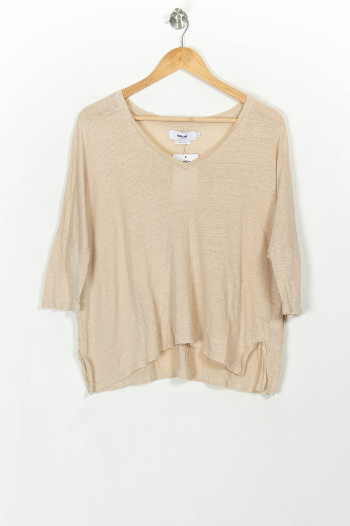 Tee-shirt Beige - Taille M/38 de la marque Notshy Cashmere | PARAD115876 - Vendu par Paradigme - Image 2