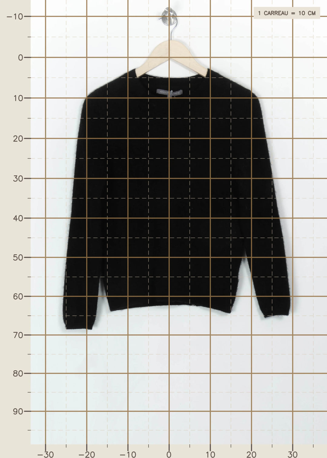 Pull Noir - Taille L/40 de la marque Absolut Cashmere | PARAD115879 - Vendu par Paradigme - Image 4