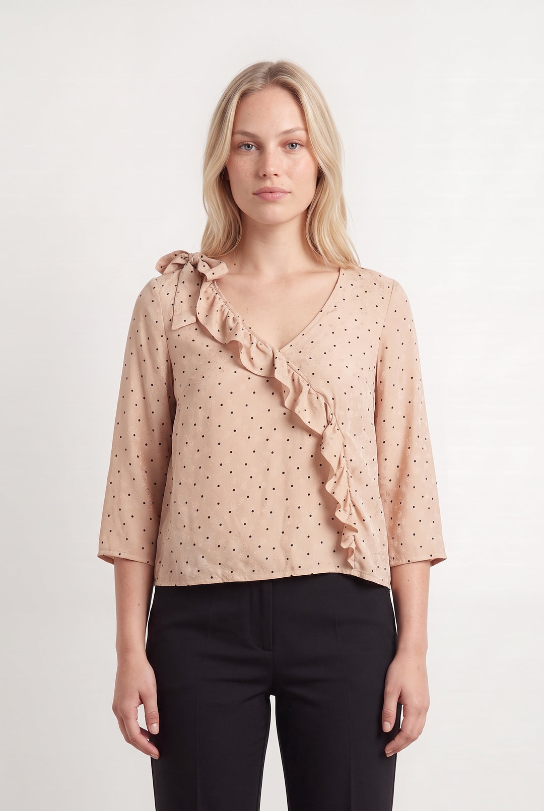 Blouse Rose et Noire - Taille L/40 de la marque Sézane | PARAD115883 - Vendu par Paradigme - Image 1