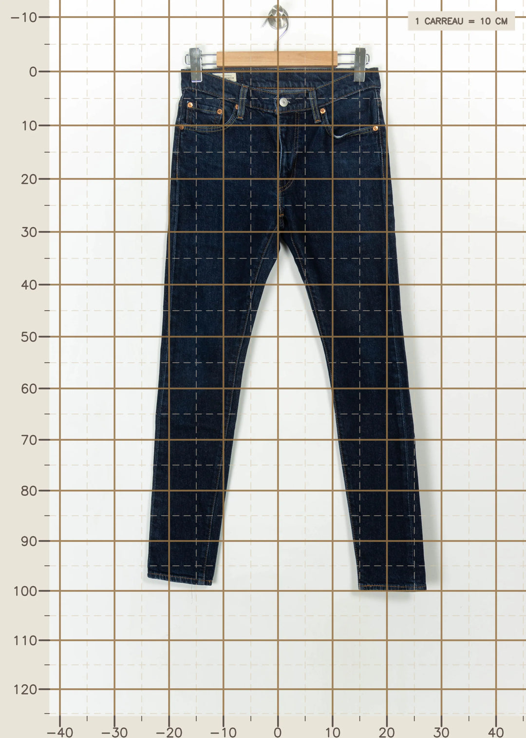 Jean Tapered Bleu - Taille T.U. de la marque Levi&