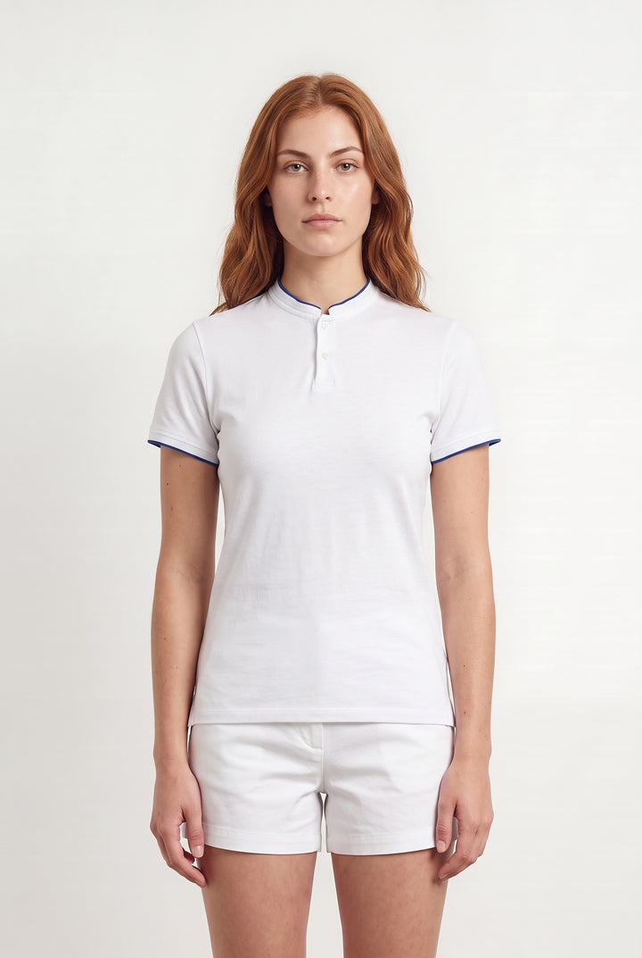 Polo Blanc - Taille S/36 de la marque The Kooples | PARAD115889 - Vendu par Paradigme - Image 1
