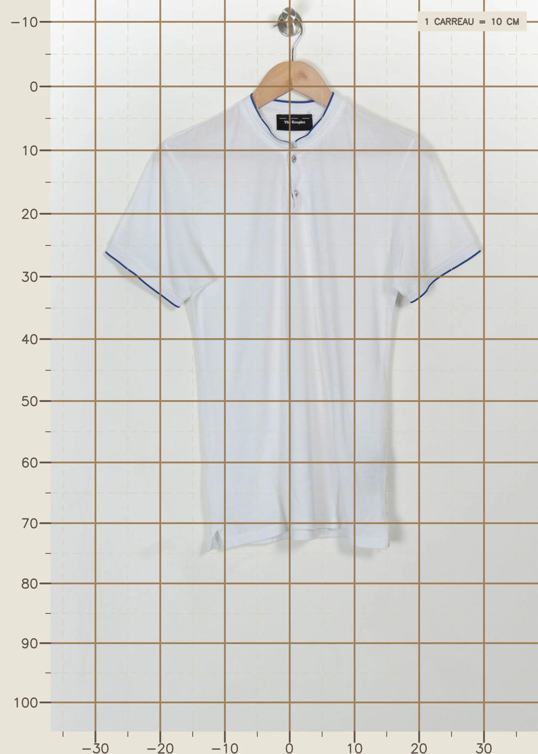 Polo Blanc - Taille S/36 de la marque The Kooples | PARAD115889 - Vendu par Paradigme - Image 4