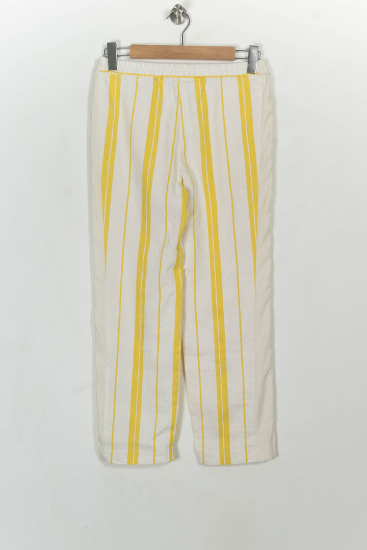 Pantalon Blanc et Jaune - Taille XS/34 de la marque Bellerose | PARAD115898 - Vendu par Paradigme - Image 5