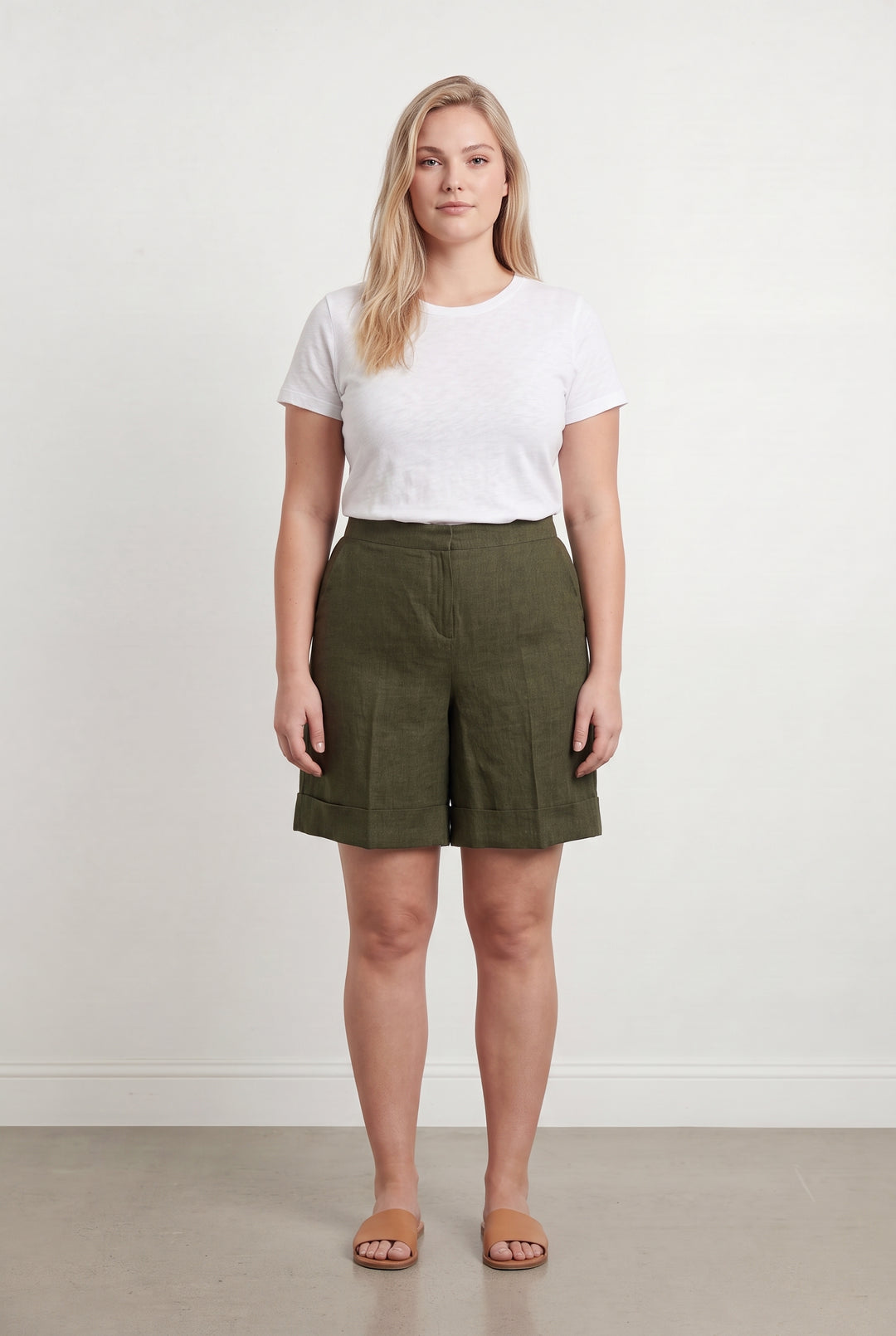 Short Vert - Taille XXXL/46 de la marque Marina Rinaldi | PARAD115900 - Vendu par Paradigme - Image 1