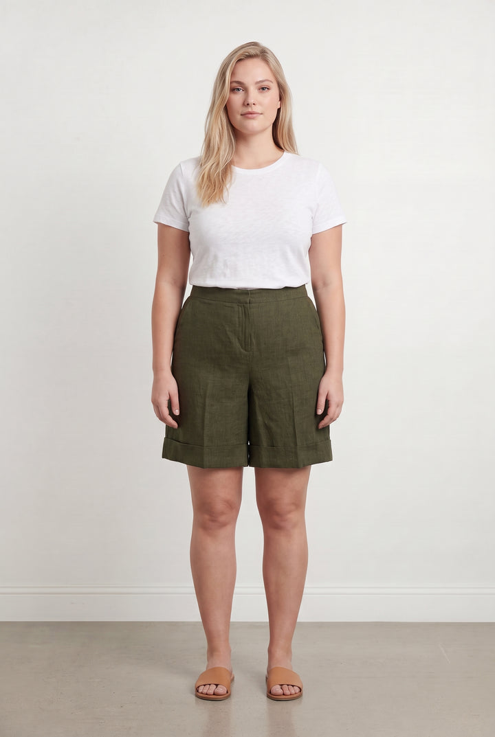 Short Vert - Taille XXXL/46 de la marque Marina Rinaldi | PARAD115900 - Vendu par Paradigme - Image 1