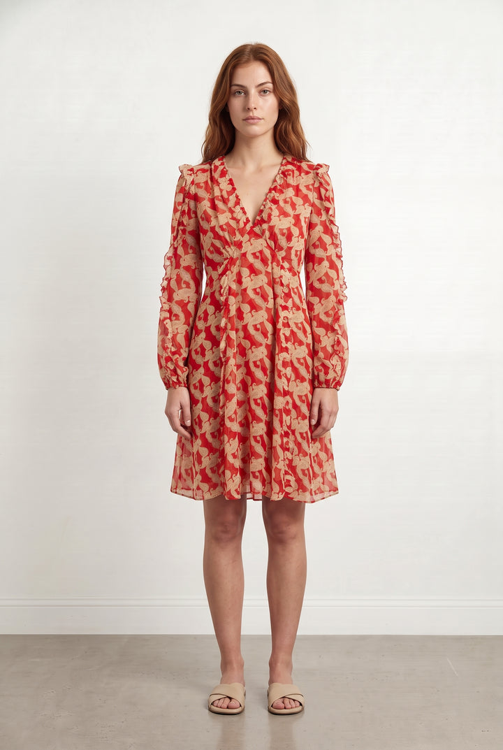 Robe Courte Rouge - Taille S/36