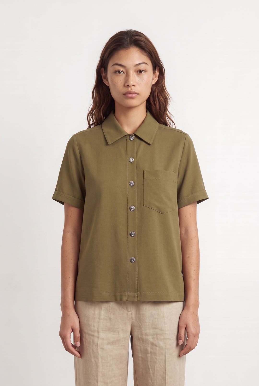 Chemisier Verte - Taille S/36