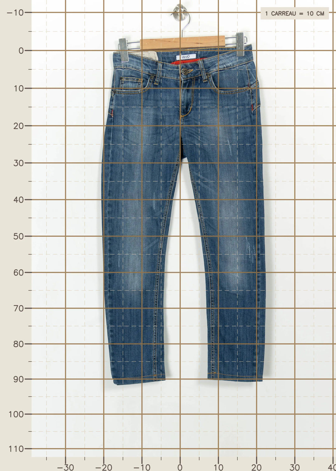 Jean Bleu - Taille M/38 de la marque Liu Jo | PARAD115944 - Vendu par Paradigme - Image 4