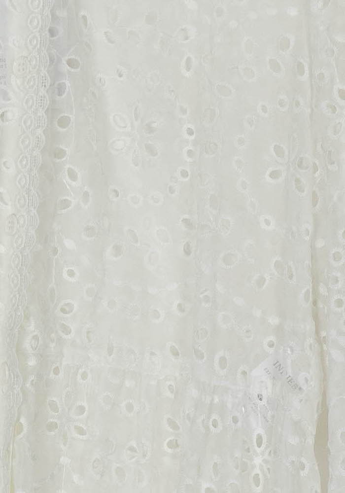 Blouse Brodée Blanche - Taille XS/34 de la marque Indies | PARAD115948 - Vendu par Paradigme - Image 3