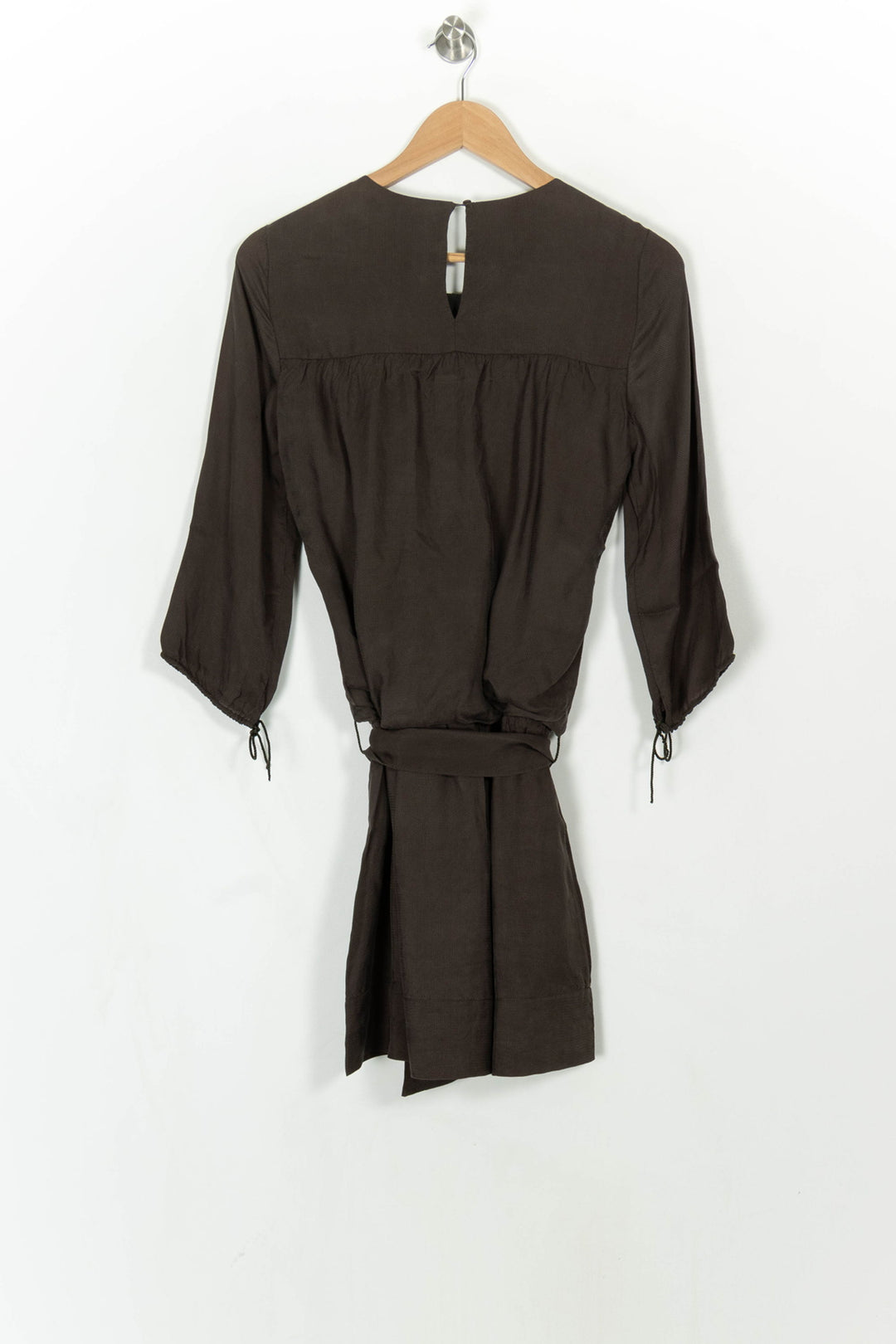 Robe Courte Marron - Taille XS/34 de la marque Comptoir des Cotonniers | PARAD115950 - Vendu par Paradigme - Image 5