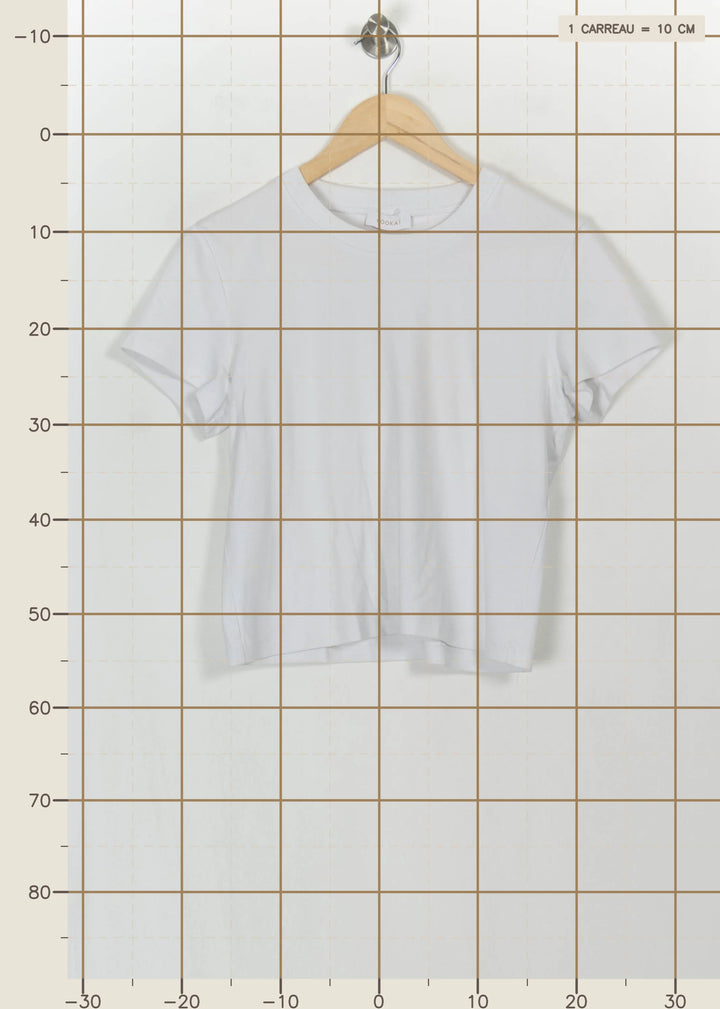 Tee-shirt Blanc - Taille XS/34 de la marque Kookai | PARAD115953 - Vendu par Paradigme - Image 4