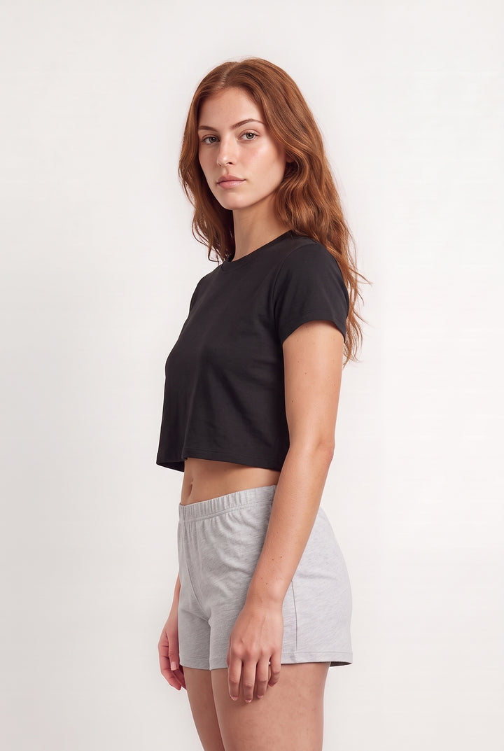 Crop Top Noir - Taille S/36 de la marque Kookai | PARAD115956 - Vendu par Paradigme - Image 1
