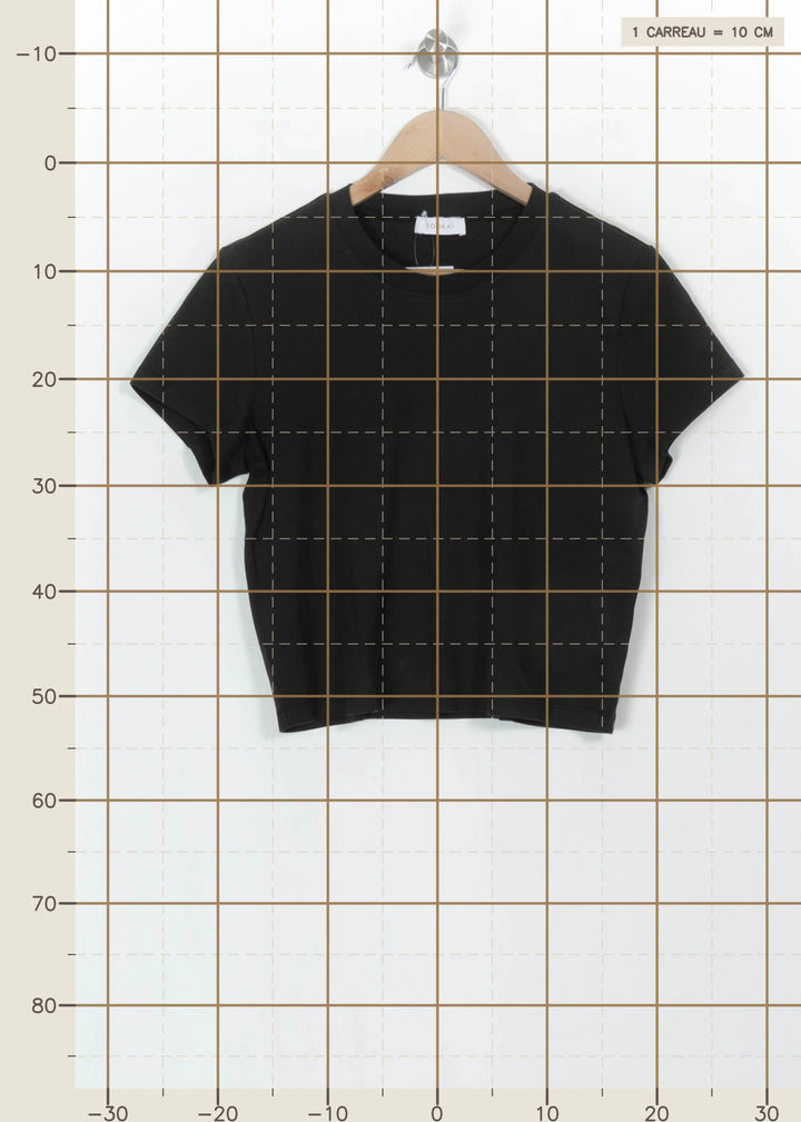 Crop Top Noir - Taille S/36 de la marque Kookai | PARAD115956 - Vendu par Paradigme - Image 4