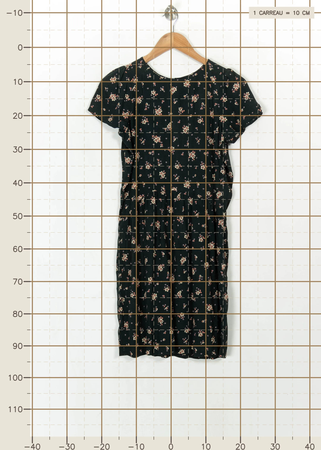 Robe Fleurie Verte - Taille M/38 de la marque Sessùn | PARAD115957 - Vendu par Paradigme - Image 4