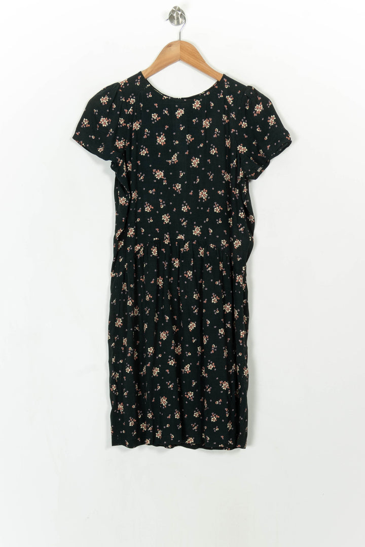 Robe Fleurie Verte - Taille M/38 de la marque Sessùn | PARAD115957 - Vendu par Paradigme - Image 2